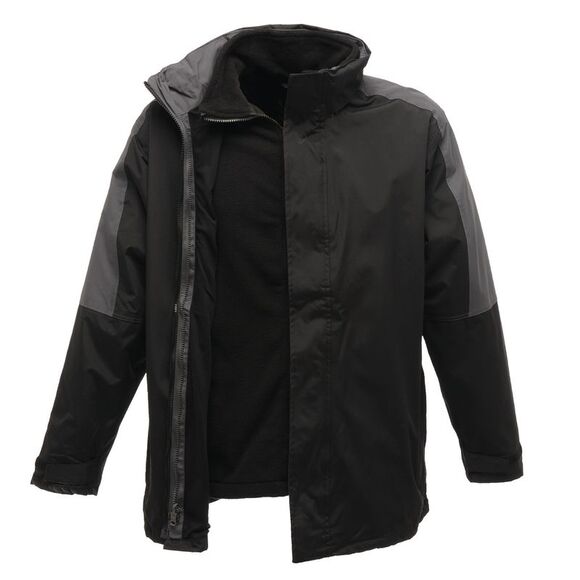 Regatta Professional Mens Waterproof Jacket / Black/Seal Gray